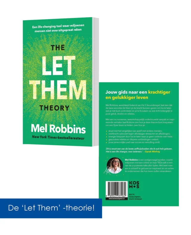 📚 (𝗟𝘂𝗶𝘀𝘁𝗲𝗿)𝗯𝗼𝗲𝗸-𝘁𝗶𝗽: 𝗧𝗵𝗲 𝗟𝗲𝘁 𝗧𝗵𝗲𝗺 𝗧𝗵𝗲𝗼𝗿𝘆 𝘃𝗮𝗻 𝗠𝗲𝗹 𝗥𝗼𝗯𝗯𝗶𝗻𝘀
 
Deze zomer besloot ik eindelijk eens écht de tijd te nemen voor iets wat al een tijdje op m’n lijstje stond: het boek The Let Them Theory van Mel Robbins.
 
Het boek gaat over persoonlijke groei, maar vooral over jezelf losmaken van de meningen en verwachtingen van anderen. In het kort gezegd gaat het erom dat je leert denken: ‘laat de rest maar doen wat ze doen, ik focus op mijn eigen acties’. We steken zóveel tijd in het proberen te controleren hoe anderen ons zien, wat ze zeggen, wat ze doen of zelfs hoe ze zich over ons voelen. ‘Laat ze’: laat mensen zeggen, denken of doen wat ze willen. 
 
Maar de waarheid is: dat kunnen we niet altijd. En als we het toch proberen, betalen we daar vaak een hoge prijs voor: onze focus, ons plezier, onze slaap, ons zelfvertrouwen. Deze theorie, die Robbins baseert op inzichten uit de psychologie en gedragswetenschap, herinnert je eraan om te stoppen met het najagen van controle en in plaats daarvan te kiezen voor jouw geluk, doelen en relaties. 
 
Het is niet jouw taak om gedrag van de ander te fixen of te managen. En zodra je dat loslaat, ontstaat er ruimte. Energie. Rust. Voor wat er echt toe doet: jouw eigen leven. Minder reageren, meer gewoon léven.
 
Echt een aanrader als je deze zomer wat mentale ruimte kunt gebruiken. 𝘏𝘢𝘱𝘱𝘺 𝘴𝘶𝘮𝘮𝘦𝘳 𝘳𝘦𝘢𝘥𝘪𝘯𝘨! 🌞📚